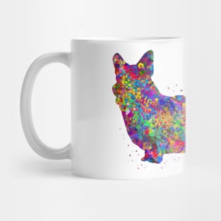 Cardigan Welsh Corgi dog watercolor Mug